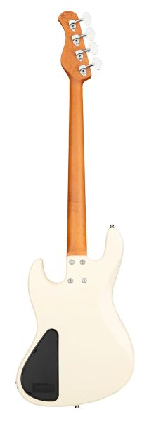 Preview: Sadowsky MetroExpress 21-Fret Vintage M/J Bass, Roasted Maple Fingerboard, 4-String - Solid Olympic White High Polish